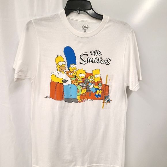 The Simpons NEWCTAGS White Tee Shirt Size Small - Picture 3 of 5